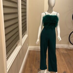 Forest green jumpsuit